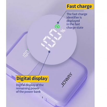 Pin Dự Phòng Tích Hợp Cáp 30W  Joway