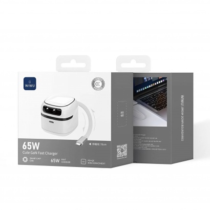 Củ Sạc Kèm Dây Type C 65W - Wiwu U037