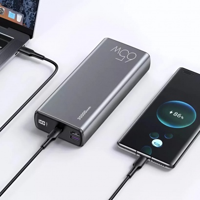 Pin Dự Phòng 30000mAh 65W (Kèm cáp C to C 100W)- USAMS