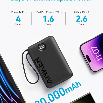 Pin Dự Phòng 20000mAh 22.5W Anker 