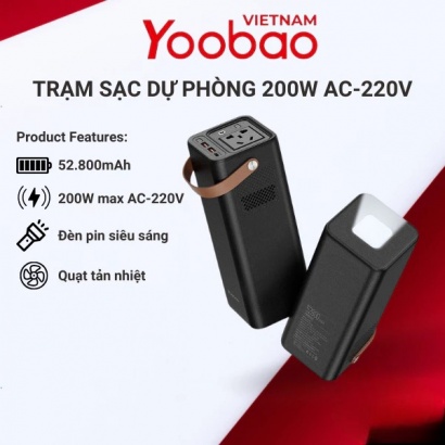 Trạm Sạc Dự Phòng  EN200W - Yoobao