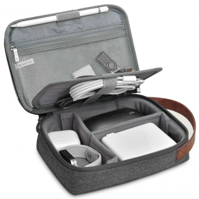 Túi đựng Phụ kiện Minimalist Tech Pouch WiWU - Xám