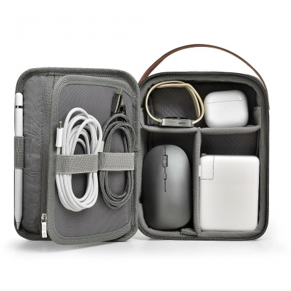 Túi đựng Phụ kiện Minimalist Tech Pouch WiWU - Xám