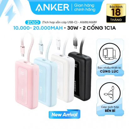 Pin Dự Phòng 10000mAh 30W ANKER 