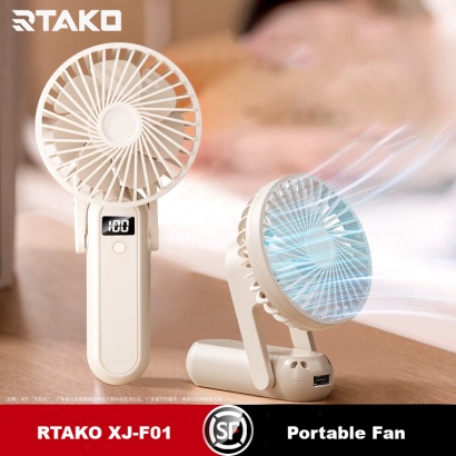 Quạt Tích Điện Mini Cầm Tay RTAKO