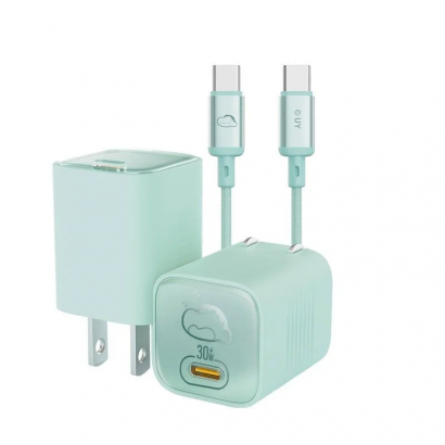Combo Sạc Nhanh 30W kèm Cáp C to C ROCK Crayon Shinchan