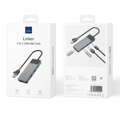 Hub 4in1 Linker 431C USB+Type C - WiWU