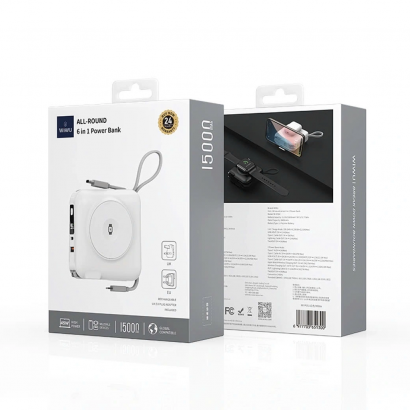 Pin dự phòng 5000mAh 6in1 WiWU 