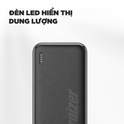 Sạc dự phòng Energizer 10,000mAh /3.7V Li-Polymer - UE10055PQ