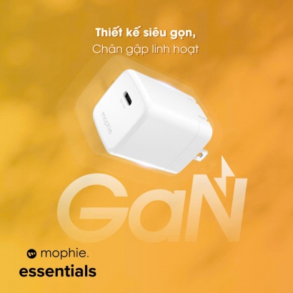 Sạc mophie Essentials 35W USB-C GaN
