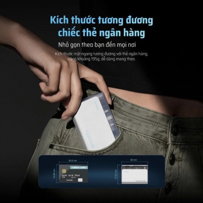 Pin dự phòng Cuktech 10.000mAh Power Bank 30W - PB100S