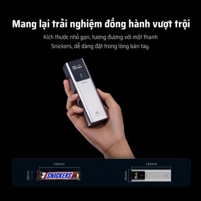 Pin dự phòng Cuktech No.10 Power Bank 10.000mAh 150W – PB100P
