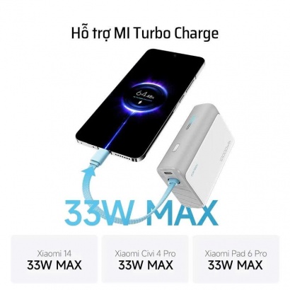 Pin dự phòng Cuktech CP13 10.000mAh Power Bank 33W – LPB100
