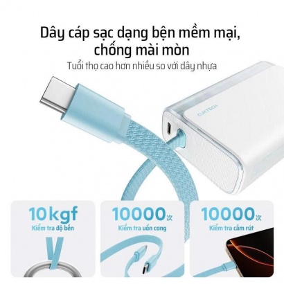 Pin dự phòng Cuktech CP13 10.000mAh Power Bank 33W – LPB100