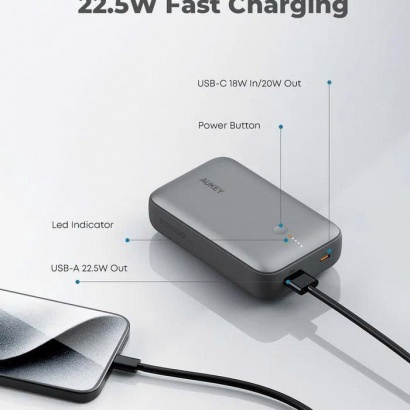 Pin dự phòng sạc nhanh AUKEY Spark Mini 20000mah Pin dự phòng sạc nhanh AUKEY Spark Mini 20000mah