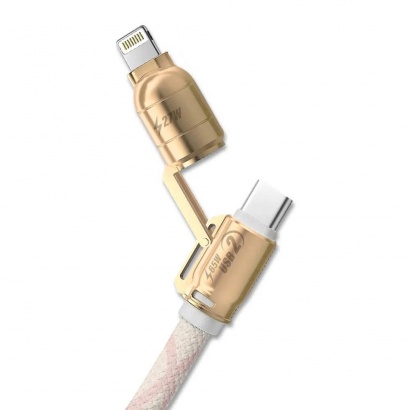 Dây Sạc Nhanh All-in-1 65W (Type-C / Lightning / USB-A) Kèm Dây Đeo 