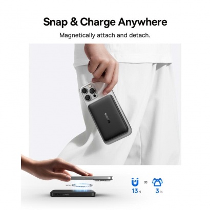 Pin Dự Phòng Không Dây Baseus EnerFill FM12 Qi2 10000mAh 22.5W (Sạc Không Dây Qi2 15W)