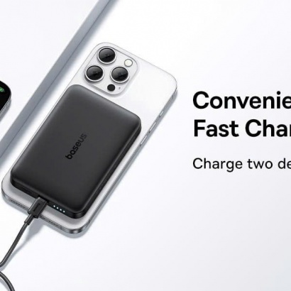 Pin Dự Phòng Không Dây Baseus EnerFill FM12 Qi2 10000mAh 22.5W (Sạc Không Dây Qi2 15W)