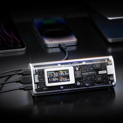 Sạc Dự Phòng Shargeek 170 Dung Lượng 24.000mAh/ Sạc Nhanh 170W/ Kháng Nước IP66