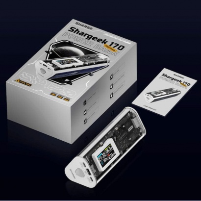 Sạc Dự Phòng Shargeek 170 Dung Lượng 24.000mAh/ Sạc Nhanh 170W/ Kháng Nước IP66
