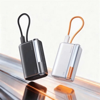 Sạc Dự Phòng Sharge Flow 3 45W 10.000mAh Tích Hợp Cáp Type-C