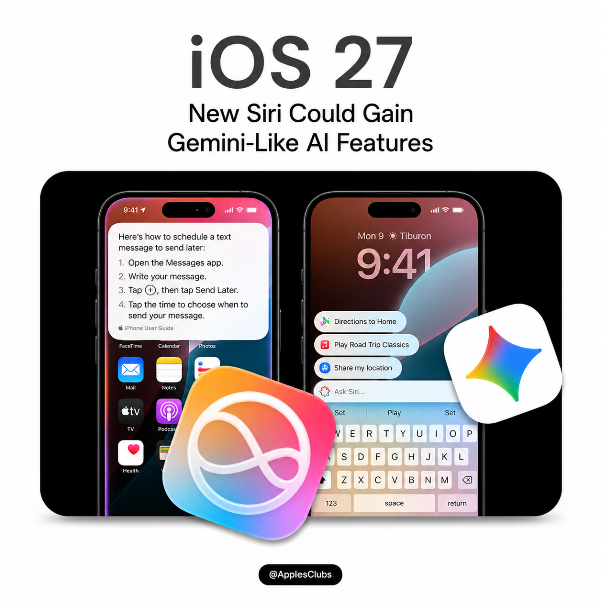 Giao diện tùy chọn chatbot AI xuất hiện trong bản thử nghiệm iOS 27. (Ảnh minh họa)